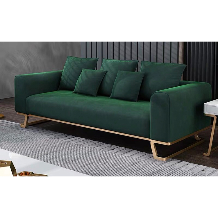 Luxury royal furniture cheap american style modern furniture navy blue armrest single sofa sets