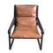 custom luxury outdoor head leather sleeping lounge couch single sofa deck chair