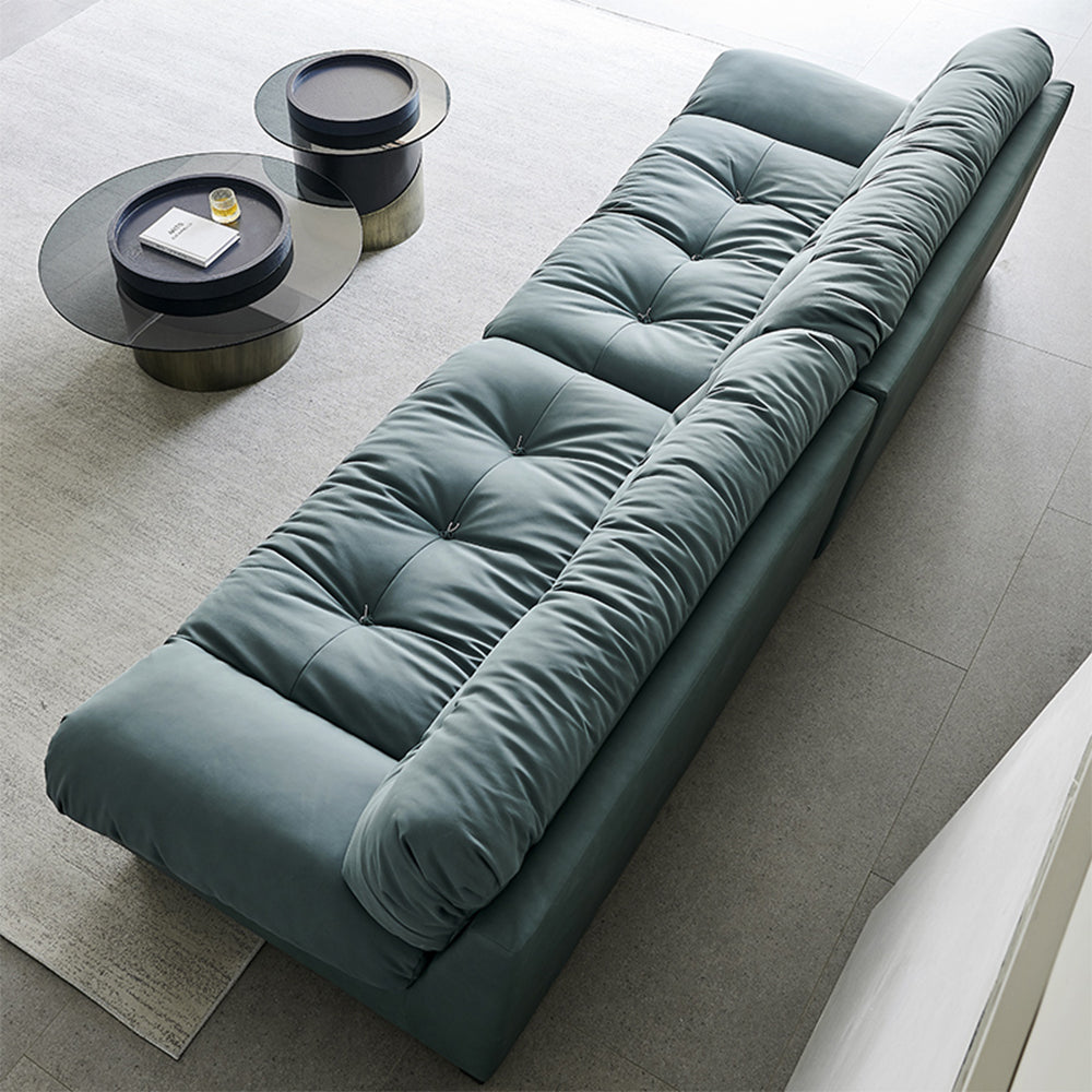 Liz Cloud Blue Technical Fabric Sofa Luxury Interior Sofa