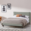 Harlow Flannelette Green Bed Frame