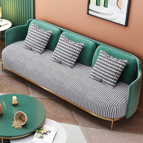 The most popular fashion designs modern couch living room furniture sectional fabric sofa set 3 seater