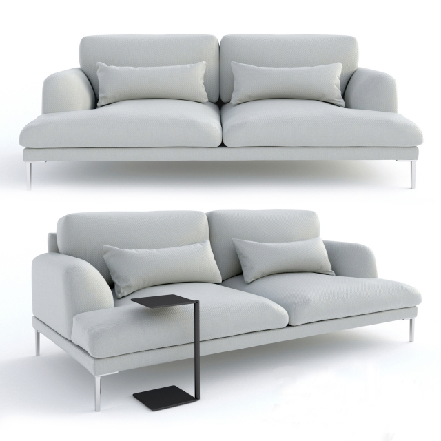 Custom Furniture House Luxury Gray Living Room Modern Fabric Sofa 7 2 seater