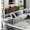 wholesale fabric compact living room mini upholstered sectional sofa sets