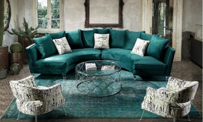 Fashion Design Modern Green Wooden Foam Living Room Single Sofa Chair
