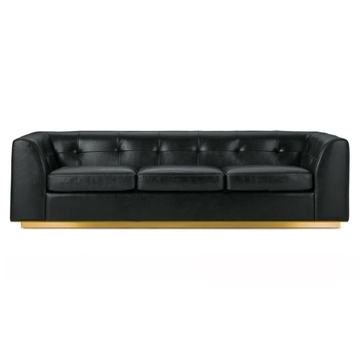 Contemporary Genuine Leather Sofa Set Living Room Luxury Italian Design Modern Furniture Sofa