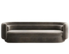 Aria Flannelette Sofa Round Shaped Arm Sofa/ Armchair