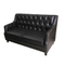 Leisure european comfortable living room furniture 3 seater sofa set of Chesterfield Leather Sofa