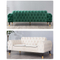 custom modern house living room apartment green velvet large sectional chesterfield single sofa set