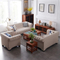 custom modern big funiture linen fabric couch living room modular sectional 3 seater sofa