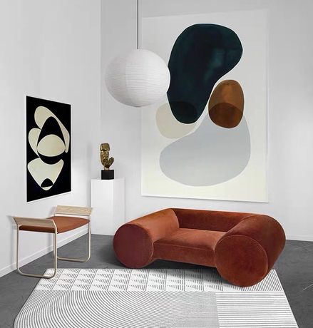 New Design Modern Fashion Wooden Foam Living Room Single Sofa Lounge Chair