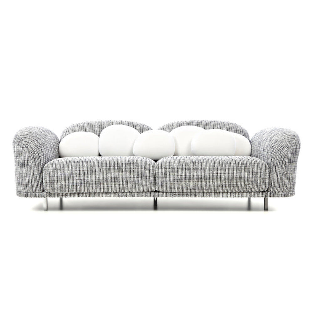Cloud Sofa Linen 2-Seater Loveseat in Grey