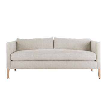 Modern Fort Modern Contemporary Sofa Couch with Deep Seat Tufting Dutch Velvet Solid Wood Frame