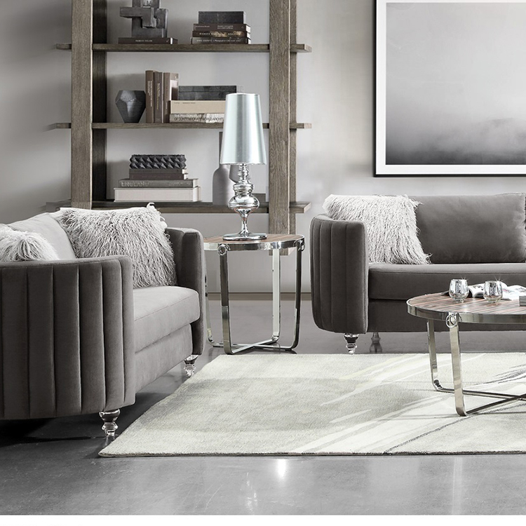 custom designs nordic italian fabric 5 seater sectional sofa living room KTV furniture set