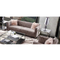 Relaxation modern 3-piece crushed pink velvet couch restaurant booth recliner sofa set for living room