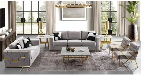 Modern Cheap Sofa Wholesale Factory Latest Classic 7 3 2 Seater White Couch Living Room Sofa Sectional
