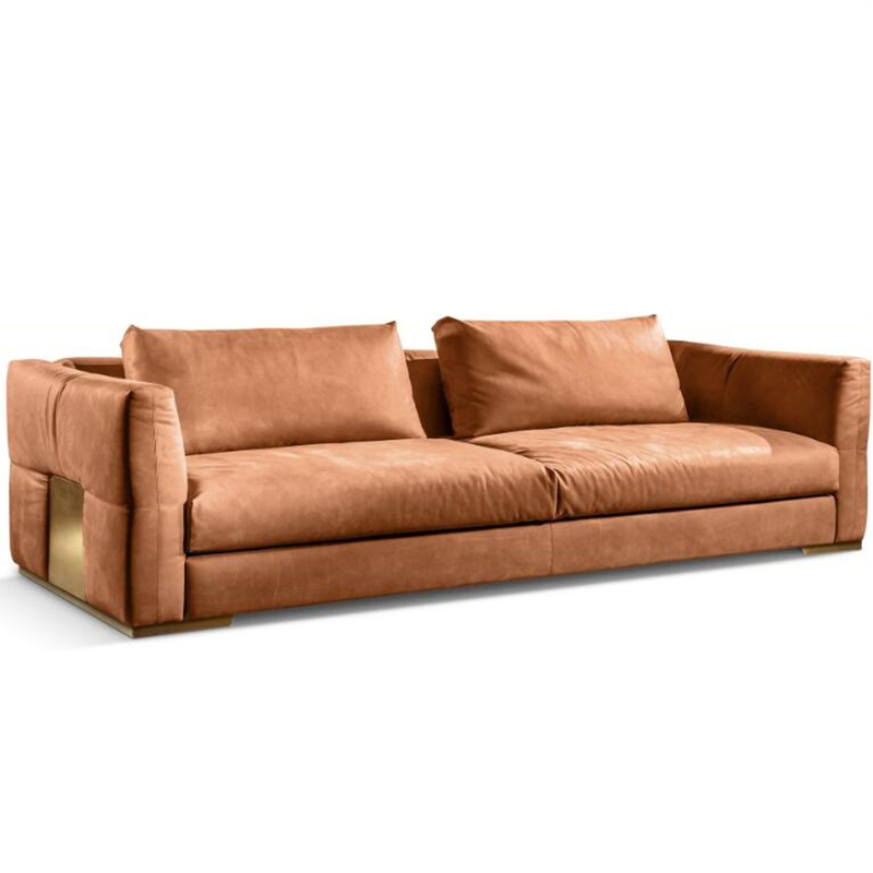 Hot Modern High Quality down filling Furniture Standard and Cozy leather 3 2 1 Living Room Sofa with High Loading Quantity