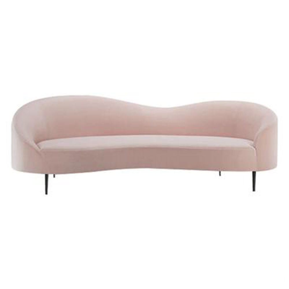 White Furniture Modern Living Room Corner Sofa Curve Sofa Chair