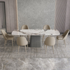 Viola Rectangle Slate Top Dining Table Luxury Room Table