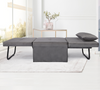 Modern Fabric Sofa Bed Foldable Sofa Ottoman Chair for Home Office Use