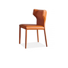 Sale popular dining room furniture modern microfiber leather chair high back dining chairs