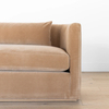 wholesale 3 seats sectional sofa living room I shaped sofa set beige best cost-effective furniture