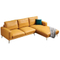 New fashion italian modern luxury couches living room furniture 7 seater l shape leather sofa set three