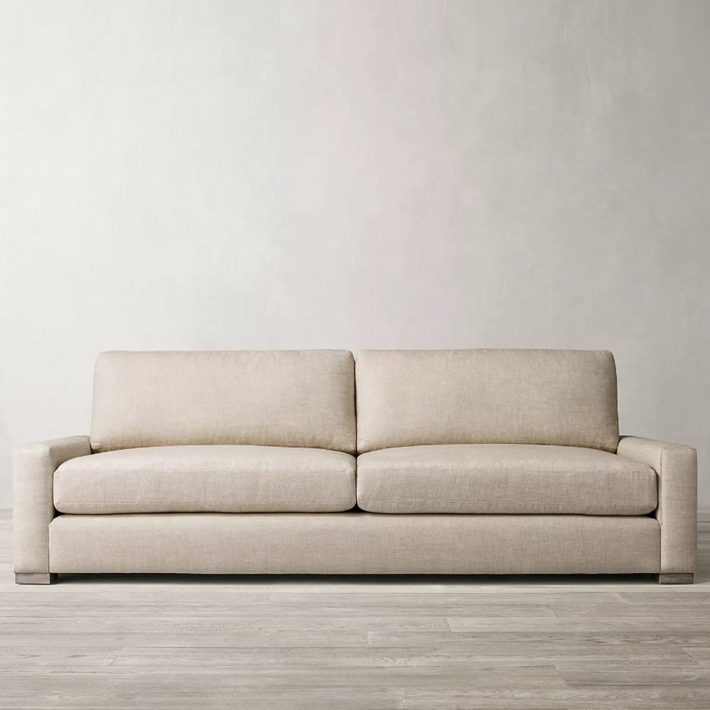 New Italian luxury style modern sectional sofa light luxury simple design sofa set living room furniture