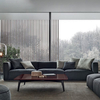 Nordic Style Fabric Sofa Modern Living Room Sofa Imported Fabric Latex Sofa set home furniture