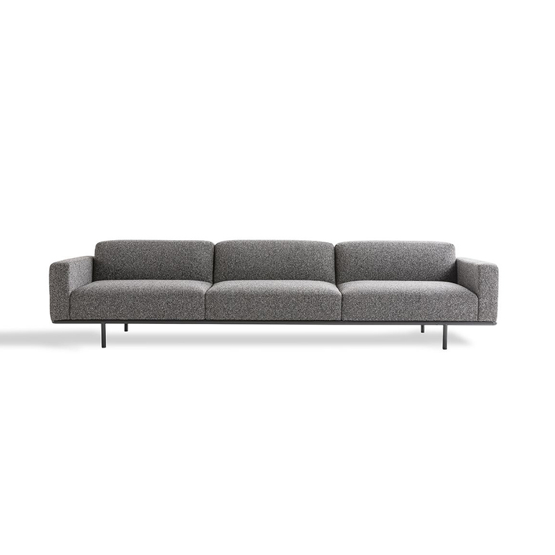 Good Selling Modern Beige L I Shape Fabric Living Room Sofa Set Sectional Sofa House Furniture