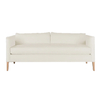 Modern Fort Modern Contemporary Sofa Couch with Deep Seat Tufting Dutch Velvet Solid Wood Frame