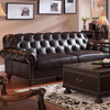 Reception 3 2 seater black couches indoor sectional furniture luxury leather sofa set three