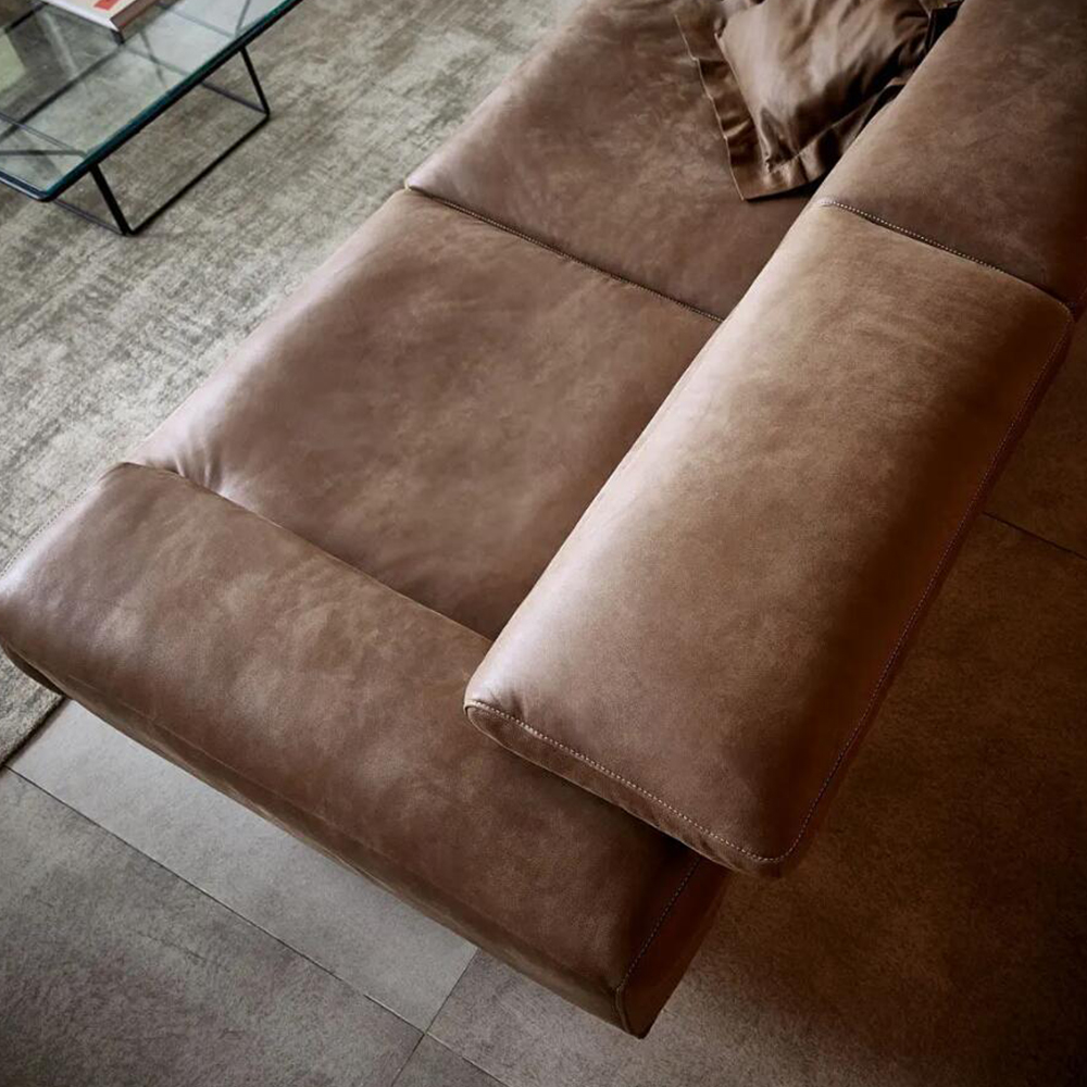 Imported first layer cowhide leather living room combination sofa genuine leather light luxury high-end furniture