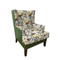 Italian style cheap modern italy luxury comfortable fabric movable armchair sofa chair
