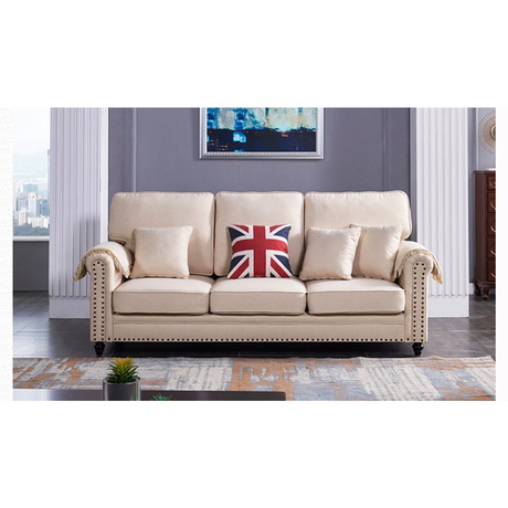 New fashion luxury classic european low back hall sectional white sofa set for livingroom