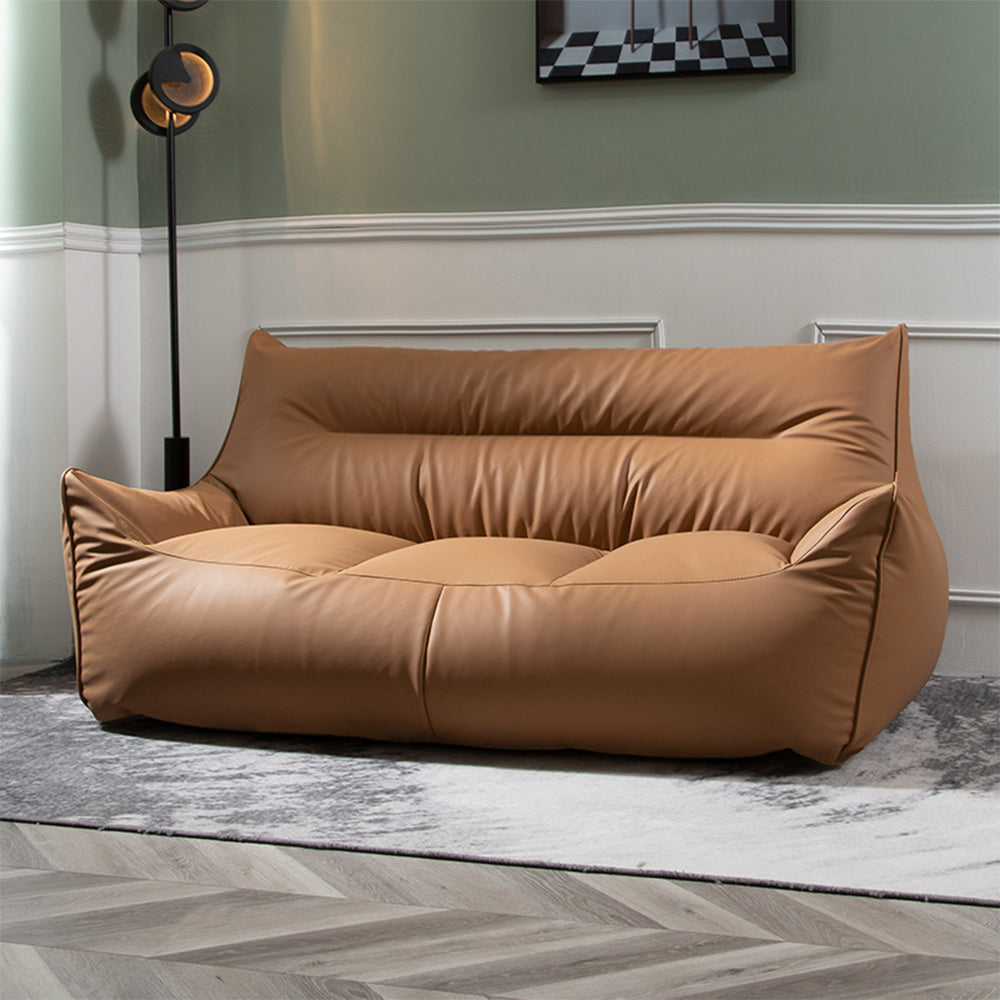 Hedda BrownTechnical Fabric Lazy Sofa Cozy Lounge Tatami