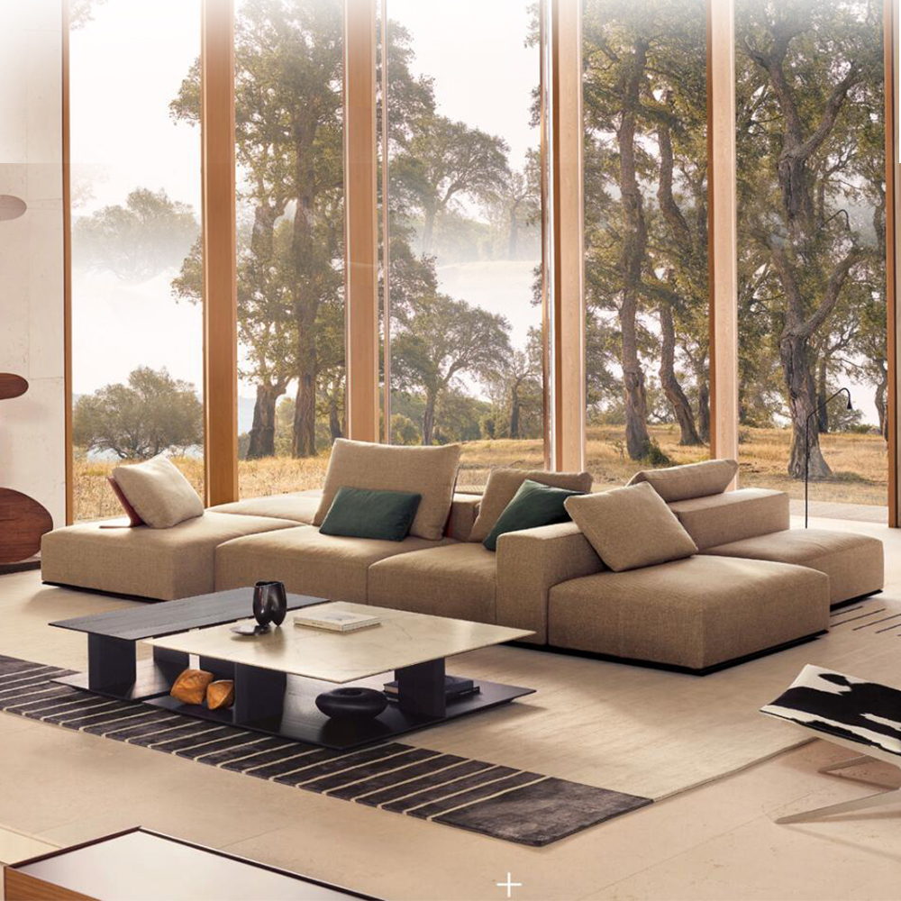 fabric modular sofa sectional couch set modern modulable modulare couch modulaire bank design living room furniture