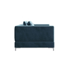 New High Quality Indoor Soft Sofa Chair Lazy Easy Clean Velvet fabric Couch Living room Sofa