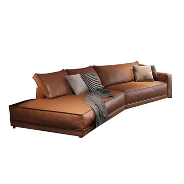 Scott Calf Leather Sectional Sofa