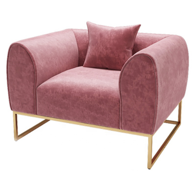 custom golden classic 2 seater 3 piece house pink chesterfield velvet sofa set for living room