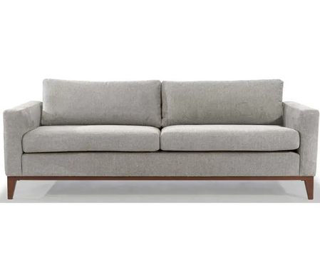 Pollie Sofa 3-Seater Fabric Sofa in Cream/Grey/Blue