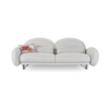 Blended Fabric Large 3-Seater Sofa