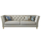 Leisure italian factory price living room furniture genuine leather chesterfield sofa set three