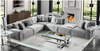 New Product Modern Leisure Style Contemporary Furniture Gray Fabric Recliner Sofa Mechanism