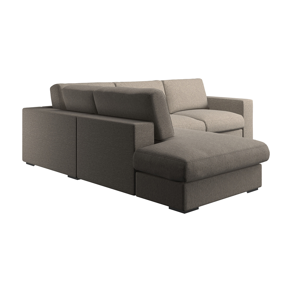 modern minimalist luxury living room furniture 7 seater L shape fabric sofa set
