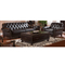 custom morden office reception 3 2 seater black couches living room sectional furniture luxury leather sofa set three
