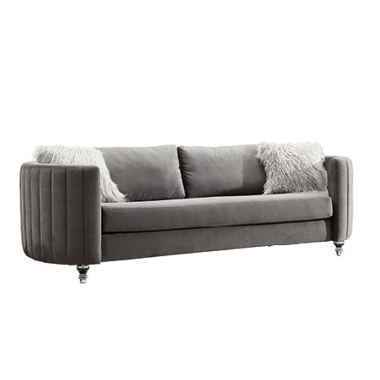 new product modern style fabric upright outspoken line sectional combination sofa za kisasa