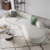 Nordic Style L Shape Sofa Set Designs Upholstered Elegant Fabric Settee Couch Sofa