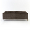 Frank Velvet Sofa 3-Seater Brown Sofa Interior Arm Sofa