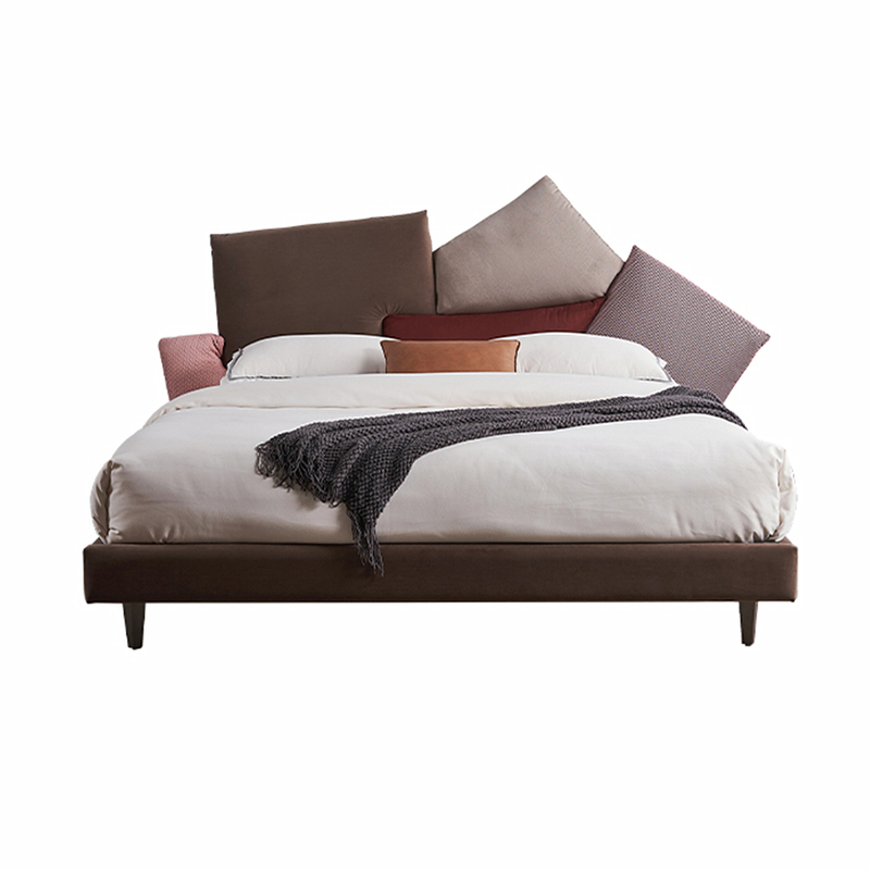 Ifra Fabric Special Shaped Modern Bed Frame King Size