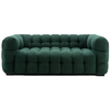 Leandro 1/2/3/4-Seater Sofa Set Retro Boucle Sofa in Grey/Green